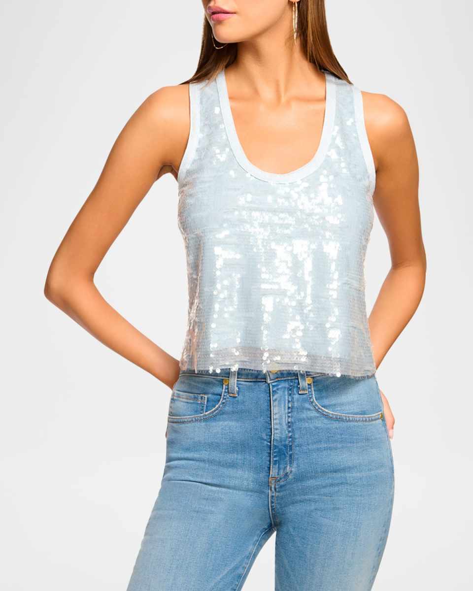 Chelsey Sequined Tank Top